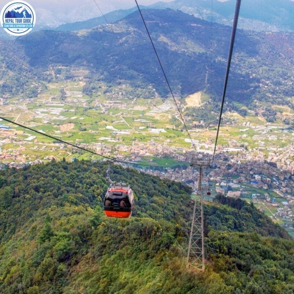 Cable car in Nepal Cable car in Nepal